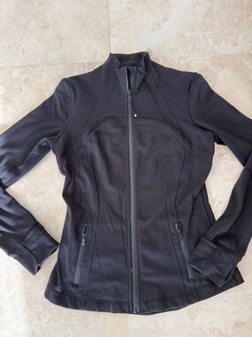 lululemon athletica Black Zip-Up Utility Jacket